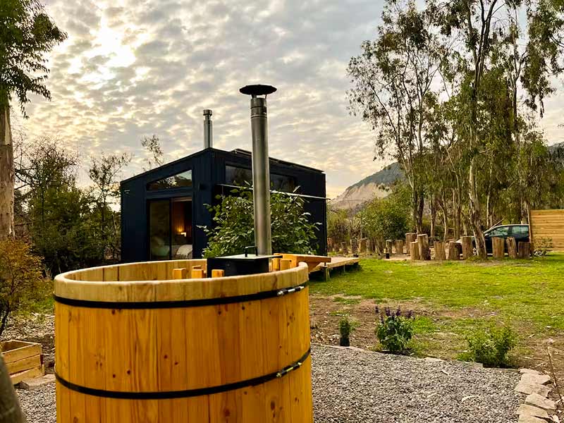 Escapada para 2: Cabaña y Tinaja Privada, el romanticismo de lo sencillo. Recomiendo Pirque, Travel, Hotel, Nat Geo, Chile Travel.